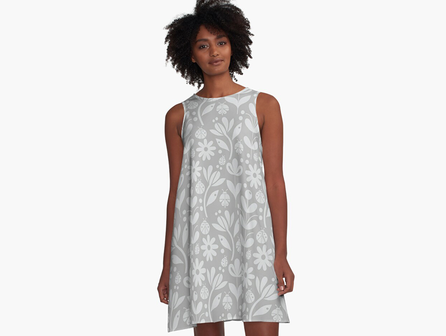 Ladybug A-Line Dress