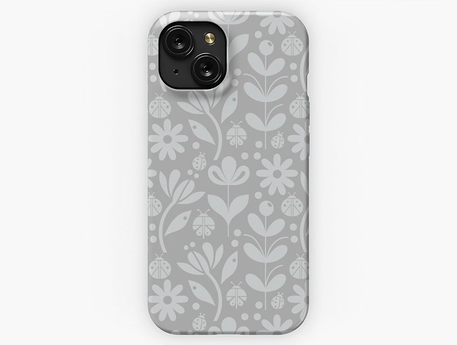 Grey Ladybug tech covers