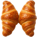 Letter H in Croissant type design