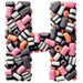 Licorice letter H