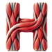 Muscles type letter H
