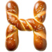 Pretzel type letter H
