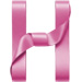 Letter H in Ribbon type design