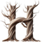 Surreal type letter H