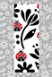 Ladybug type letter I