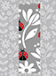 Ladybug type letter I