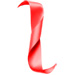 Letter I in Ribbon type design