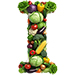 Veg type letter I