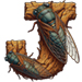 Cicada letter J
