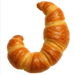 Letter J in Croissant type design