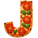 Margerita Pizza type letter J
