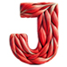 Muscles type letter J