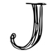 Script letter J