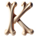 Bones letter K design