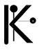 Calligraphy letter K