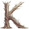 Surreal type letter K