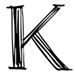 Script letter K