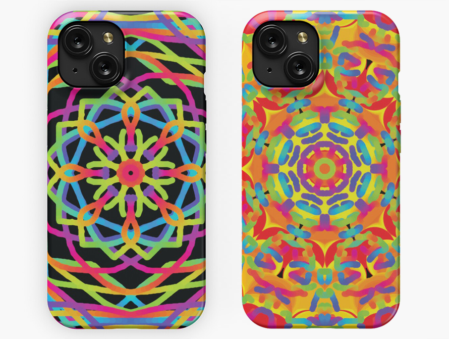 Kaleidoscope cell phone cases