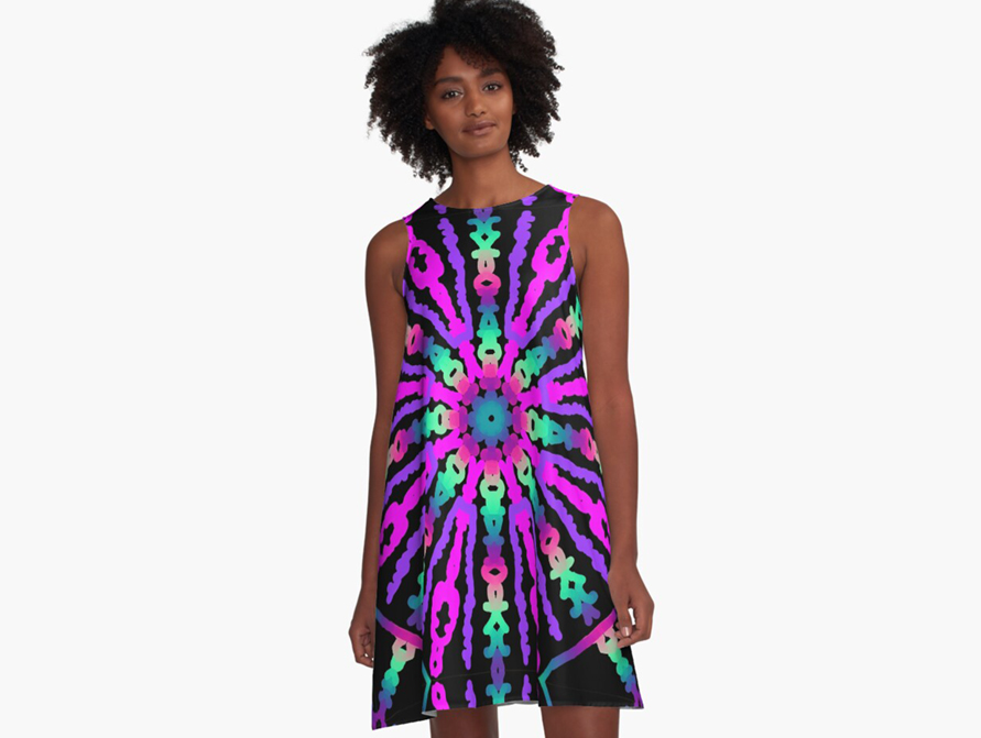 Kaleidoscope T-shirt Dresses