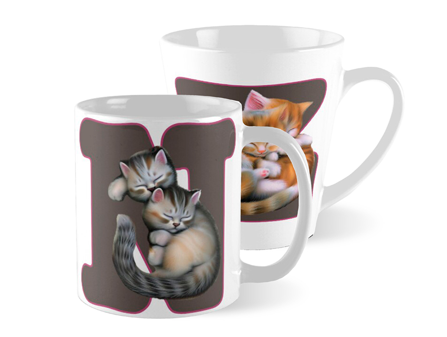 Kittens letter mugs