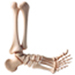 Bones letter L design