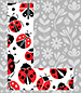 Ladybug type letter L