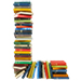 BOOKS letter L design