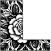 Roses type letter L