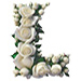 Roses type letter L
