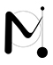 Calligraphy letter M