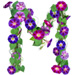 Letter M in Morning Glory type design