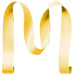 Letter M in Ribbon type design