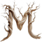 Surreal type letter M