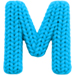 Yarn type letter M