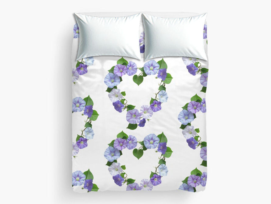 Morning GLory Duvet Cover
