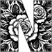 Roses type letter N