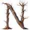 Surreal type letter N