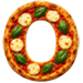 Margerita Pizza type letter O