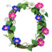 Letter O in Morning Glory type design
