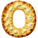 White Pizza type letter O