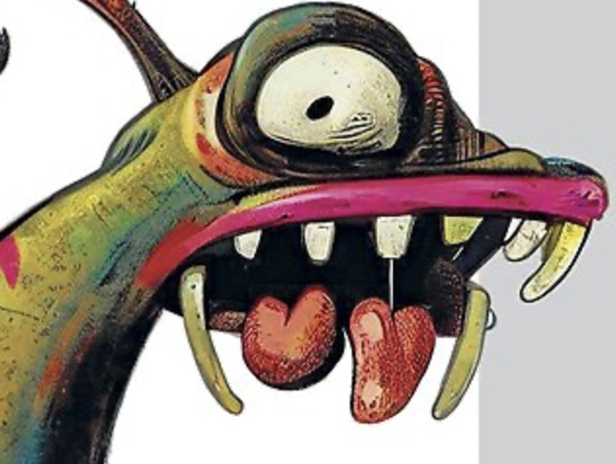 Ogres type closeup detail