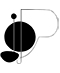 Calligraphy letter P