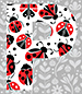 Ladybug type letter P