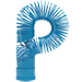 Springy type letter P