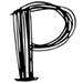 Script letter P