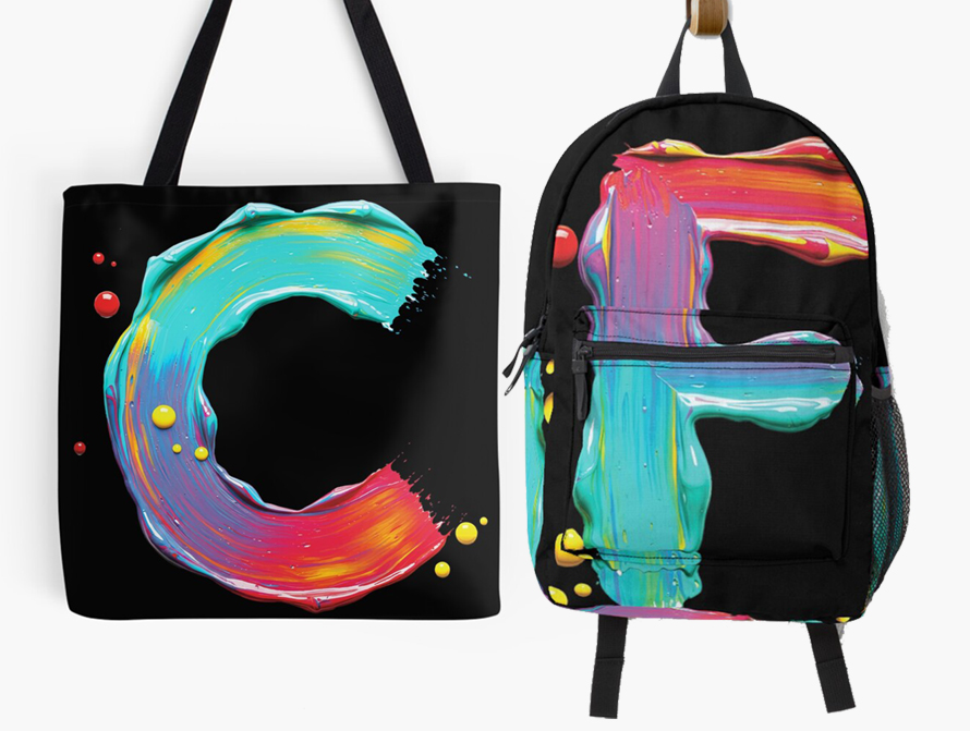Paint Letter Bags