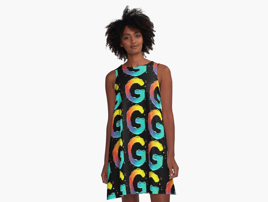 Paint Letter DRESS