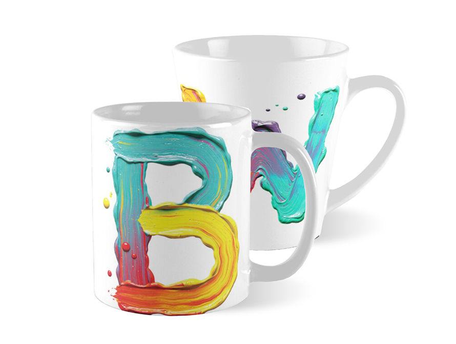 Paint Letter Mugs