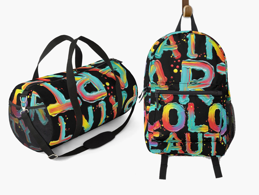 Paint Words Bags