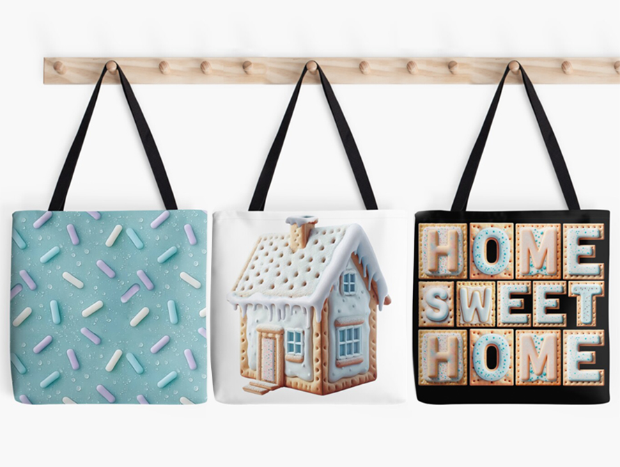 Pastry Tote Bags